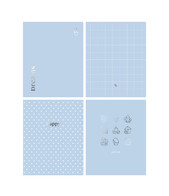 Тетрадь 80л. кл. «BlueSilver» BG
