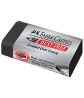 Ластик DUST FREE 45*22*13 Faber-Castell , цвет черн.